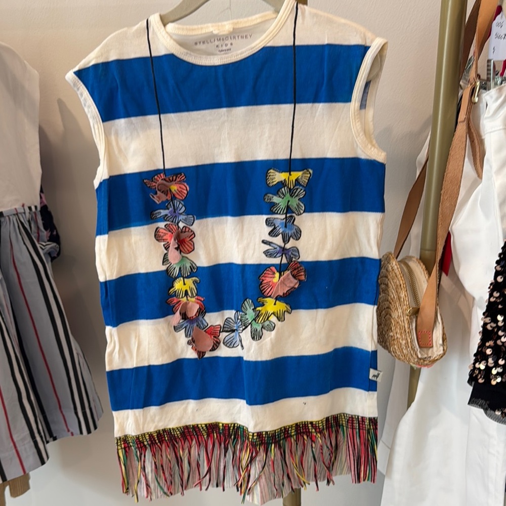 Stella McCartney Kids Luau Fringe Dress